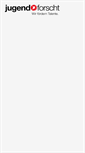 Mobile Screenshot of jugend-forscht.org